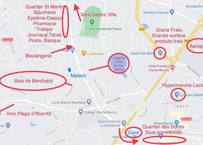 Hiru Alabak - Maison A Biarritz, Piscine, Jardin, 8 Personnes Villa *